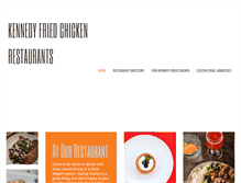 Tablet Screenshot of kennedyfriedchicken.com